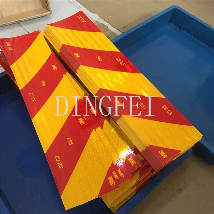 Red And Yellow Reflective Tape