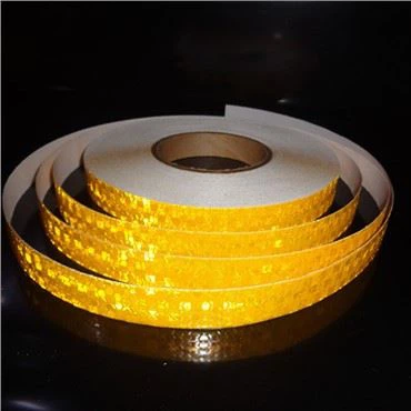 Čína Výrobca 35mm žltý reflexný materiál reflexné pásky reflexné samolepky