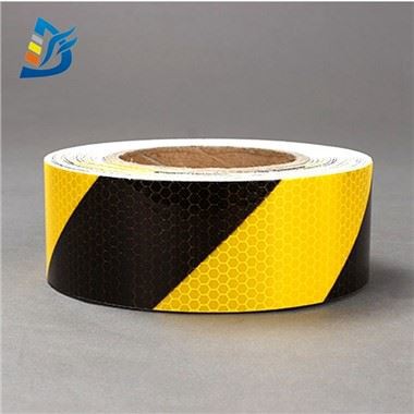 Reflexná páska čierna a žltá