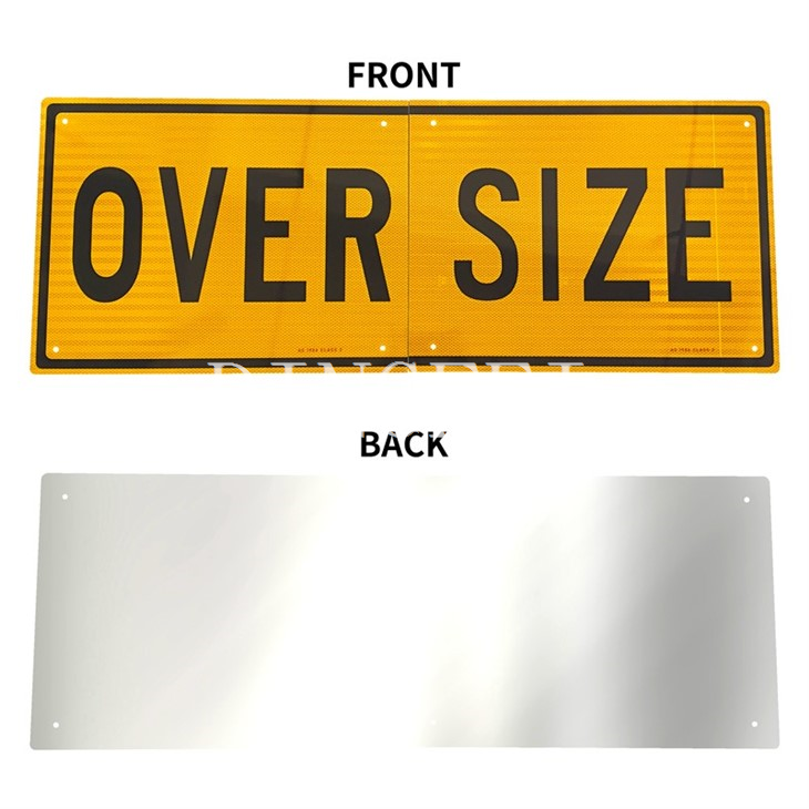 Reflective Oversize Truck Sign