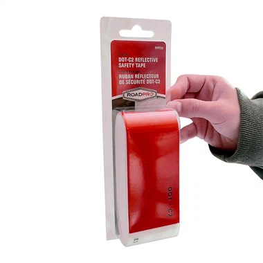 5 cm * 30 cm červeno-biela reflexná páska
