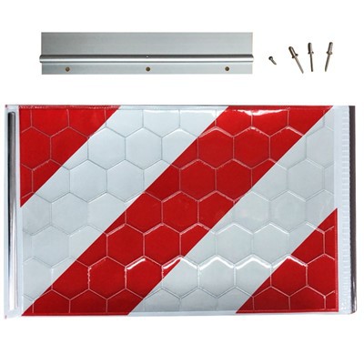 Sada výstražných vlajok s hliníkovým držiakom