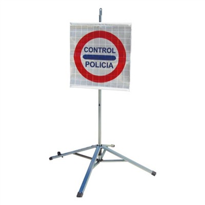 Control Policia Reflexný statív skladací výstražný znak
