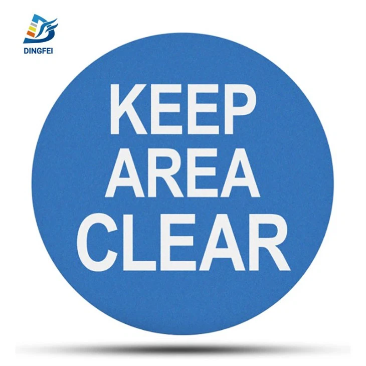 Kaeep Area Clear Reflective Floor Sticker