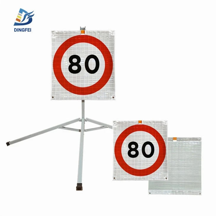 Rýchlostný limit 80 Roll Up Dopravná značka
