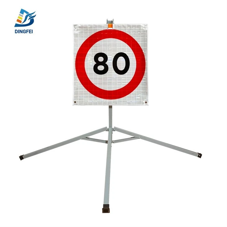 Speed Limit 80 Roll Up Traffic Sign